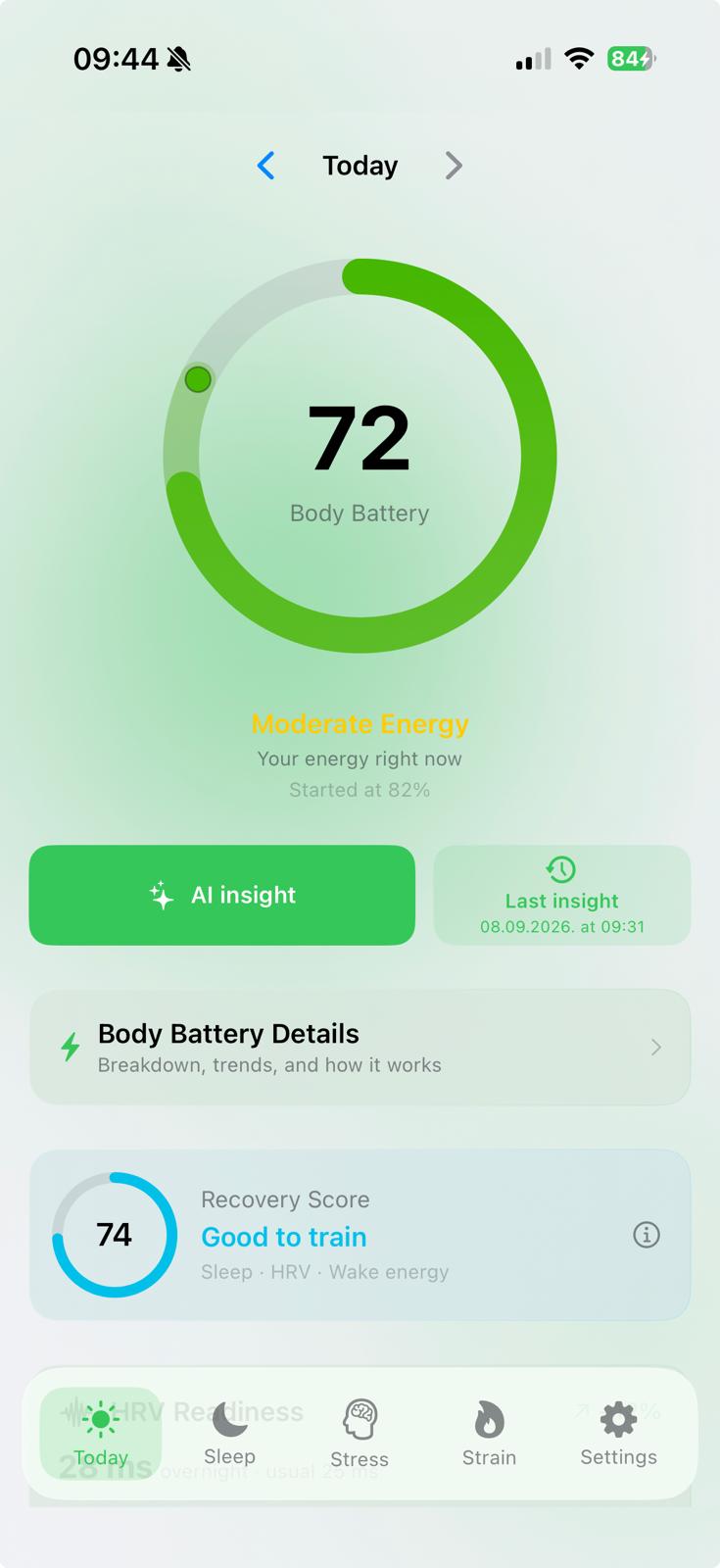 Today energy with AI insight